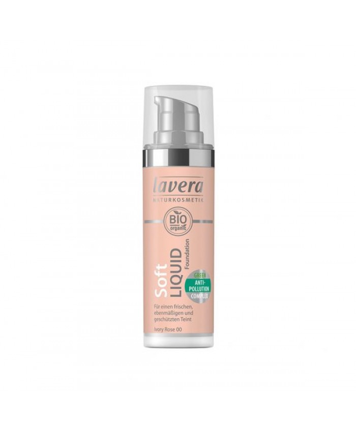 Lavera Απαλό υγρό Make-up Ivory rose 00